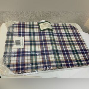 NWT Longaberger 2 PK Placemats Fabric  13” X 19” lot of 2